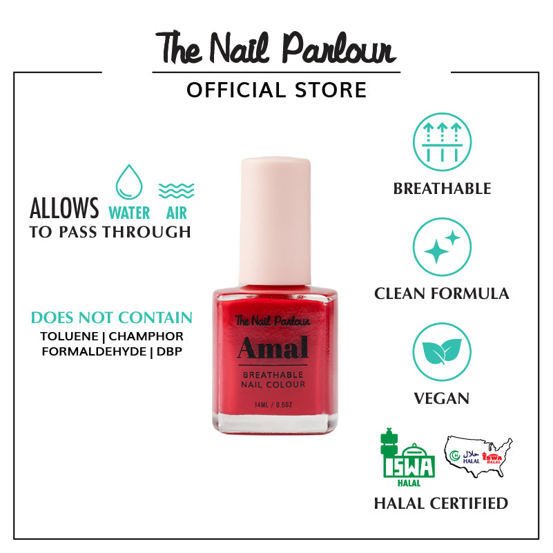 AMAL TANGY SUNSET BREATHABLE NAIL POLISH - 8807